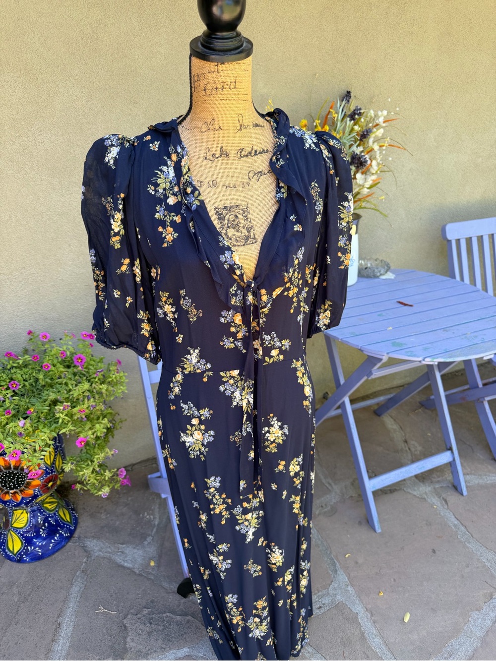 Reformation Brook Vittoria Floral Midi Dress - Picture 3 of 17